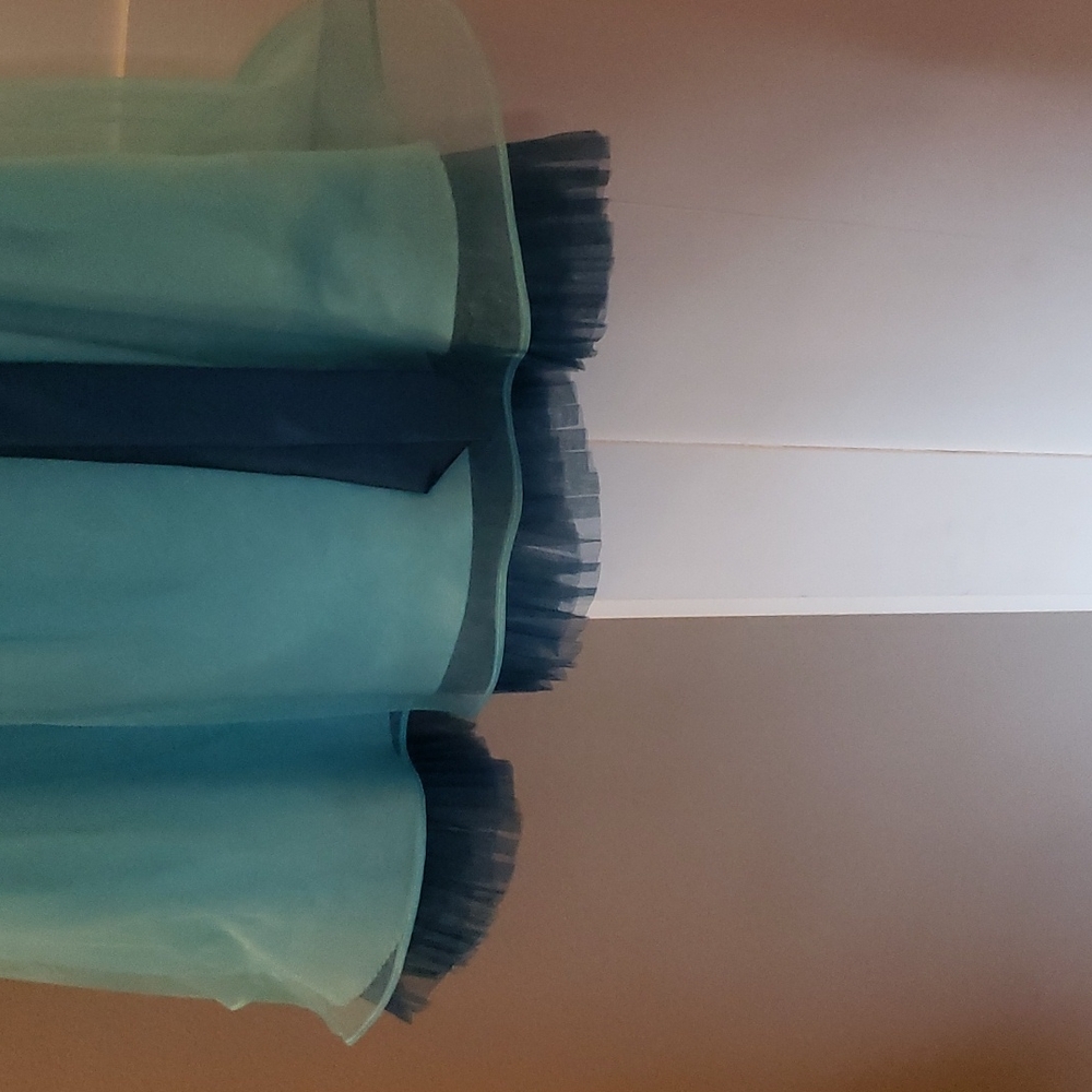 Strapless Blue Formal Dress - Picture 4 of 4